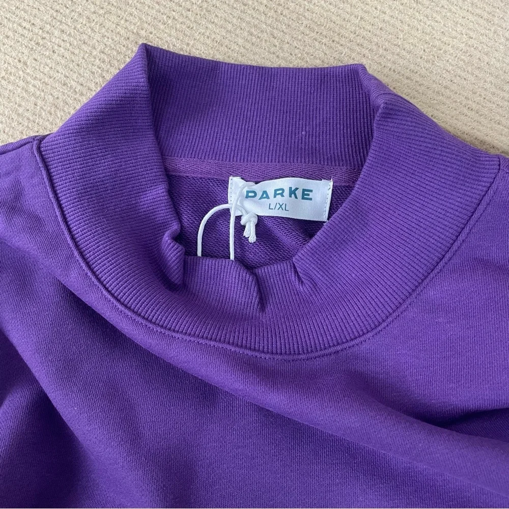 Parke Women's Bold Purple Sweatshirt - Picture 6 of 9